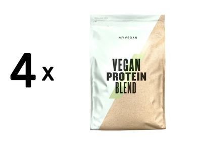 4 x Myprotein Vegan Protein Blend (1000g) Strawberry