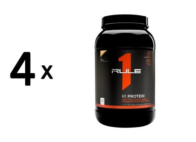 4 x Rule1 R1 Protein (2lbs) Café Mocha