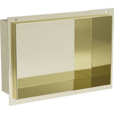 Mexen X-Wall-NR Einbauregal ohne Rahmen 30 x 20 cm, Gold - 1951302010