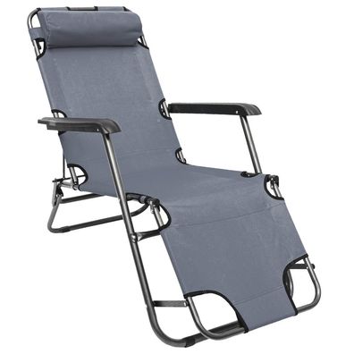 153x60 Garten Liegestuhl Klappbar - Outdoor Relaxliege Gartenstuhl Campingliege