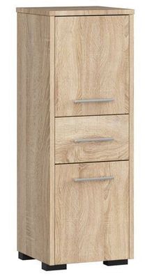 Stehender Badezimmerschrank AKORD FIN Sonoma-Eiche 30 cm B30 x H85 x T30 cm