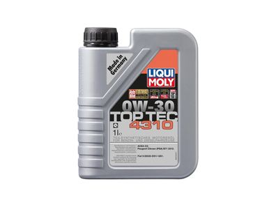 LIQUI MOLY Motoröl "Top Tec 4310" SAE 0W 1 l Flasche