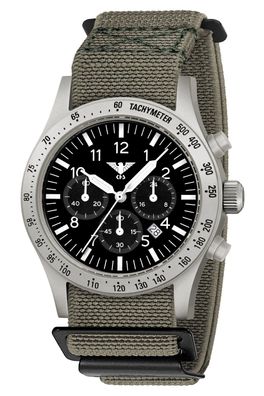 KHS Herrenuhr Platoon Solar Chronograph Stahl Grau PLASSC. DFSGO