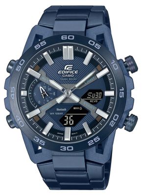 Casio Edifice Herrenuhr Sospensione Solar Bluetooth Blau ECB-2000CB-2AEF