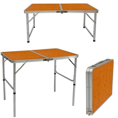 Klappbarer höhenverstellbarer Campingtisch 90x60x70 cm Leichtgewicht Klapptisch