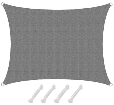 UV Sonnensegel Wasserdurchlässig 1,5x2 - Viereckig Sonnenschutz Garten Terrasse
