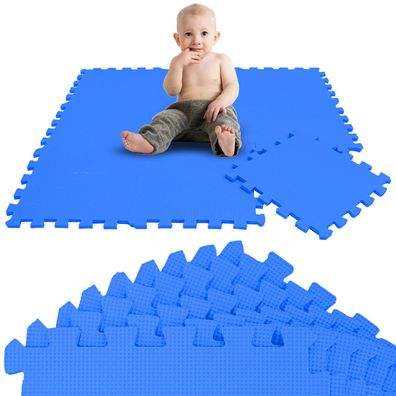 9 Teile Baby Kinder Puzzlematte ab Null - 30x30 Puzzle Spielmatte Krabbelmatte