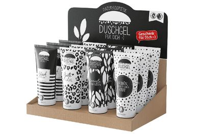 LA VIDA Display Duschgel Salt&Pepper 200ml 12Stück