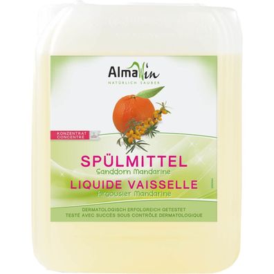 AlmaWin Spülmittel Sanddorn Mandarine 5 Liter