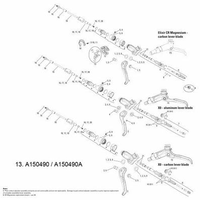 Rockshox Variosattelstütze Reverb / Reverb Stealth für Fernbedien