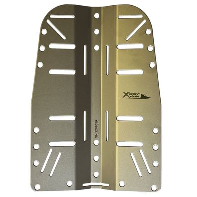 Xray-Scuba Edelstahl Backplate 3mm WIS