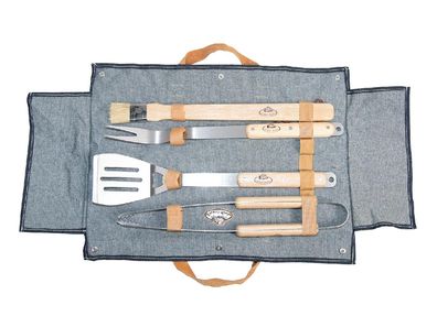 Esschert Grillbesteckset 48,7x4,9x17,8cm