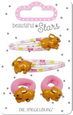 Spiegelburg Haarclip + Haargummi Hase beautiful Stars