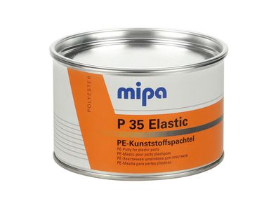 MIPA Kunststoffspachtel "P35 Elastic" El 1000 g Dose, graphitgrau (ca. RAL 7024)