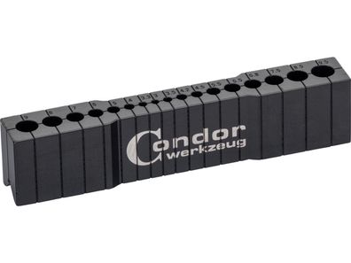 CONDOR Bohrschablone "9699" Universal, für Ø 3,0 - schwarz