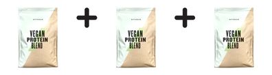 3 x Myprotein Vegan Protein Blend (1000g) Strawberry