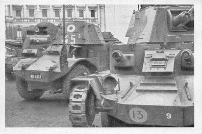 Englischer Panzer / Tank Postkarte 1940