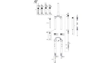 Rockshox Federgabel Recon TK / RL B1 2020 80-150 mm