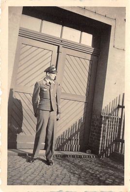 Pilot mit Flugzeugführer - Abzeichen Orig. Foto