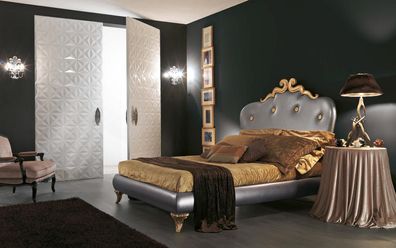 Bett Möbel Für Schlafzimmer Doppelbett Holzbett Designbett Bizzotto Betten Neu