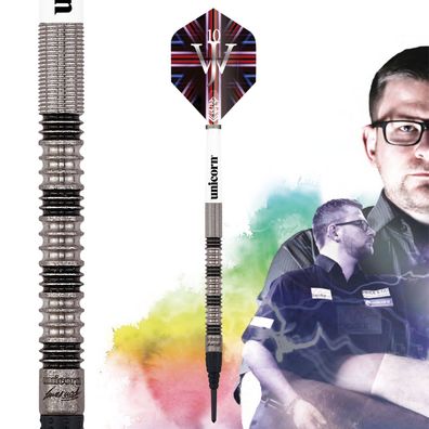 Unicorn Premier 2022 James Wade Soft Darts / Verpackungseinheit 1 / 18 Gr