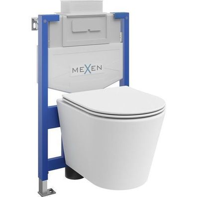 Mexen Felix XS-U WC-Set Rahmen Weiß Matt