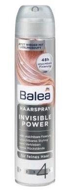 Balea Haarlack, Unsichtbare Kraft, 300ml Fixierung