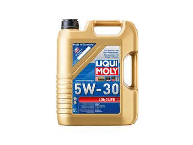 LIQUI MOLY Motoröl "Longlife III" SAE 5W 5 l Kanister