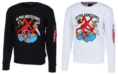 ALPHA Industries Fighter Squadron Sweater Herren Sweatshirt