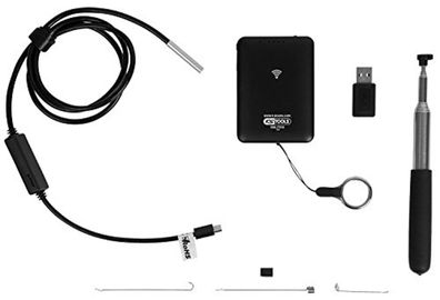 KS-TOOLS Endoskopsatz "Wi-Fi" Transportables, netz 8-tlg