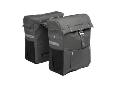 NEW LOOXS Doppeltasche "Vigo Double" Volumen: 37 l grey, mit vorm