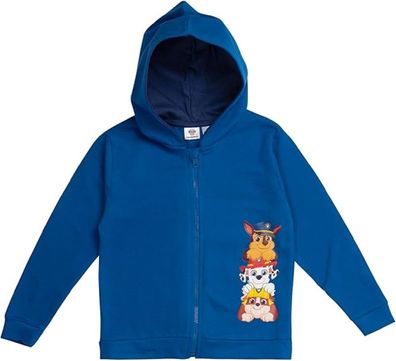 Paw Patrol Sweatjacke für Jungen – Kapuzenpullover mit Reißverschluss Hoodie für