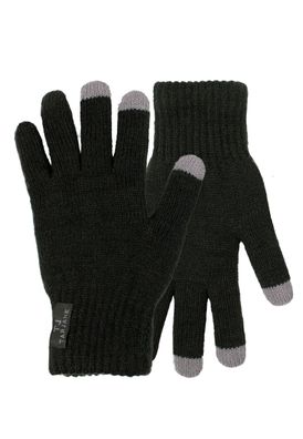 Tarjane® Damen Strickhandschuhe 'touch' - Farbe: Schwarz Größe: OneSize