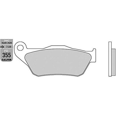 GALFER Bremsbelag "FD355" G1050, Organisch Scooter