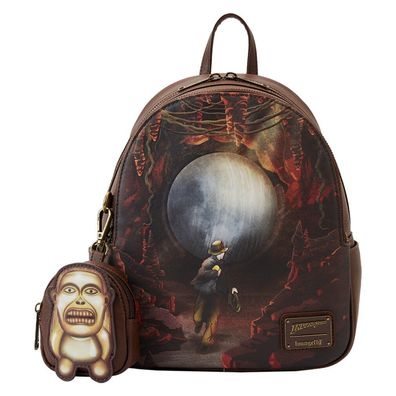 Loungefly Indiana Jones Raiders of the Lost Ark Rucksack + Mini-Geldbörse 28cm