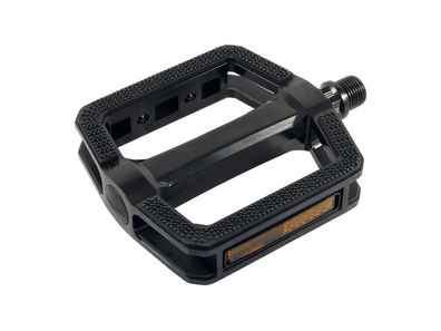 UNION Pedal "SP-180" SB-verpackt, Achse 9/16", Alu schwarz / schw