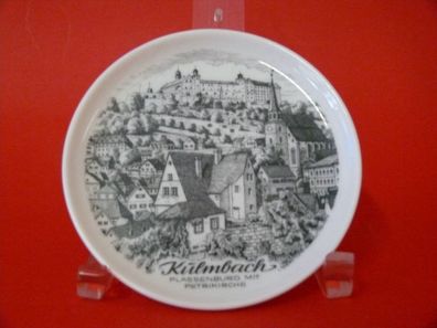 Andenken Wandteller Sammelteller Zierteller Untersetzer Külmbach Plassenburg