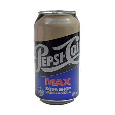 Pepsi Max Vanilla Cola - Australian Import 375 ml