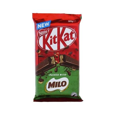 KitKat Packed with Milo Schokolade - Import [MHD: 31.08.2024] 165 g