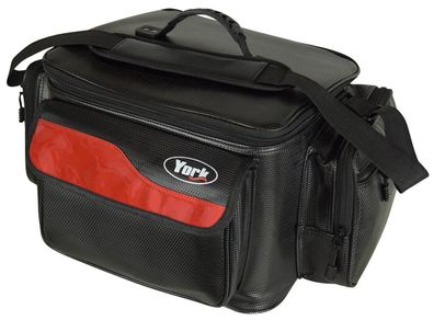 Angeltasche für Angelzubehör Tackle Tasche YORK Black&Red 37 * 28 * 27cm TYBR1