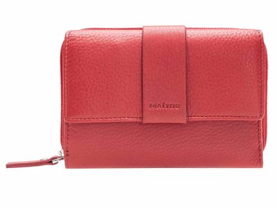 Maître 4060001412-300 red Kirschroth Diethilde Purse Mh12Fz Geldbörse Leder