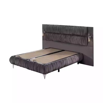 Betten Doppelbett Hotel Bettrahmen Doppel Holz Möbel Bett Polster Luxus Design