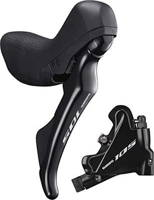 Scheibenbremse Shimano 105 BR-R7070 HR, mit ST-R7020 schwarz,1700 mm, hydr