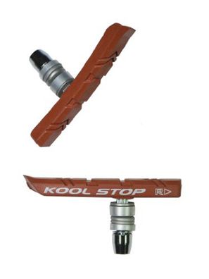 KOOL STOP Bremsschuh "BMX" SB-verpackt, für V-Brake , Karte à 2 Stück, extra abges