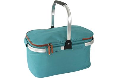 Einkaufs Korb Premium 23L faltbar Blau Einkaufskorb isoliert 46 cm