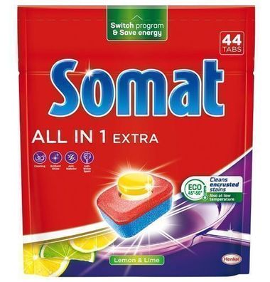 Somat All in 1 Lemon&Lime, 44 Tabletten