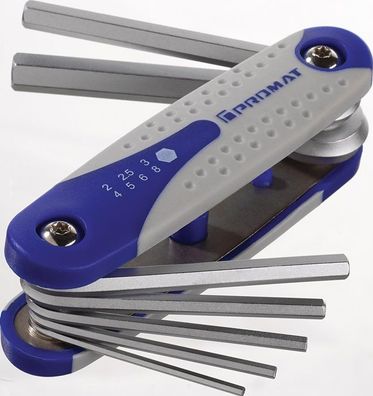 Schraubendrehersatz 7- teilig Handklapphalter SW 2-8mm