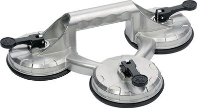 Saugheber Tragfähigkeit 100kg Kopf-D.118mm 3 Köpfe Alu PROMAT