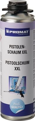 1K-Pistolenschaum XXL 500 ml B2 grau o. Einw.-Handsch. Dose PROMAT Chemicals