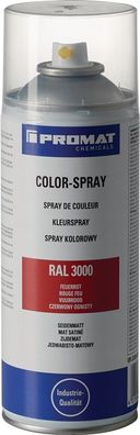 Colorspray feuerrot seidenmatt RAL 3000 400 ml Spraydose PROMAT Chemicals